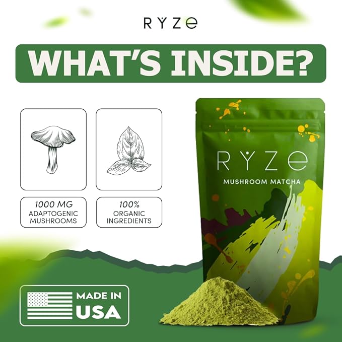 Ryze Superfoods Mushroom Matcha