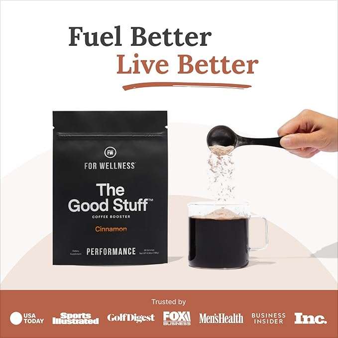 For Wellness – The Good Stuff Performance Coffee Supplement- Cinnamon