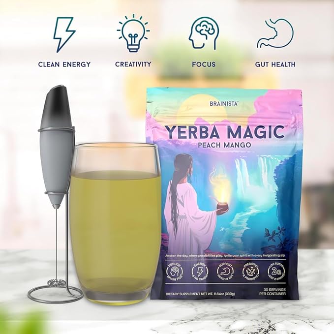 Yerba Magic 3-in-1 Yerba Mate Instant Tea – Peach Mango