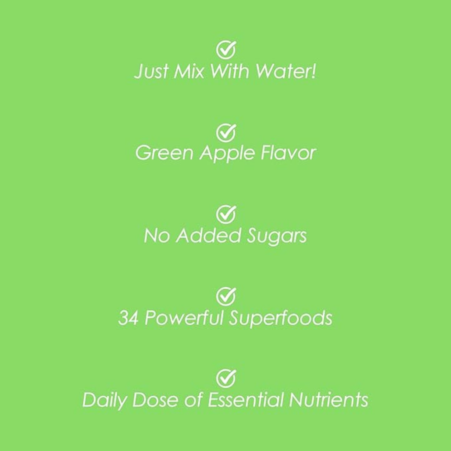 Skinny Greens™ Green Apple – Green Juice Superfood Powder