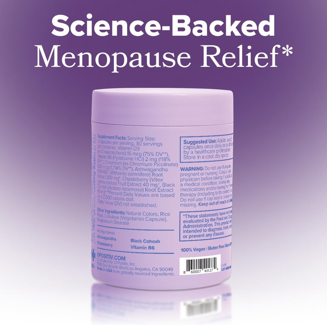 O Positiv MENO Vitamins – Menopause Support