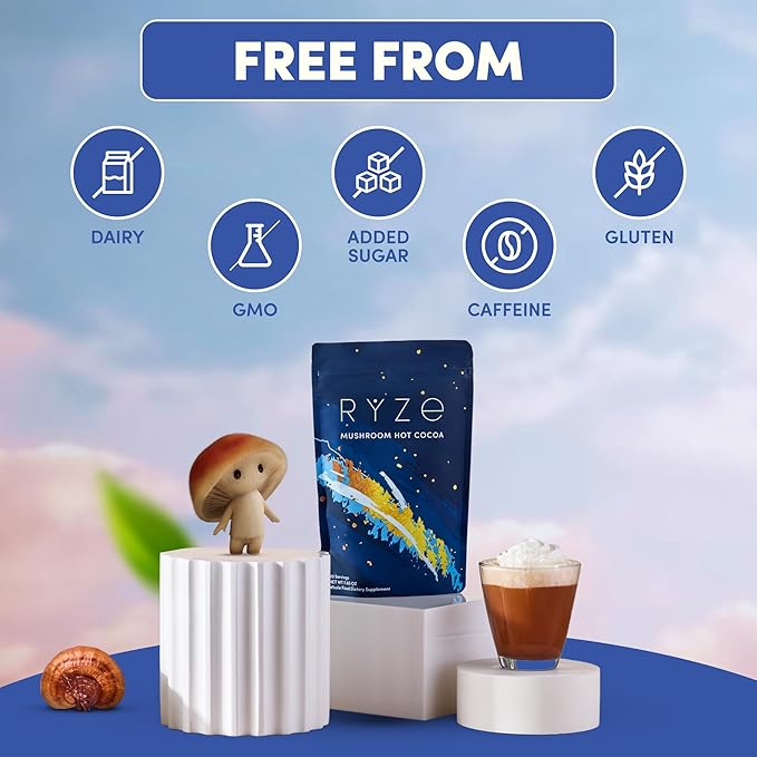 Ryze Mushroom Hot Cocoa – Deep Sleep Blend