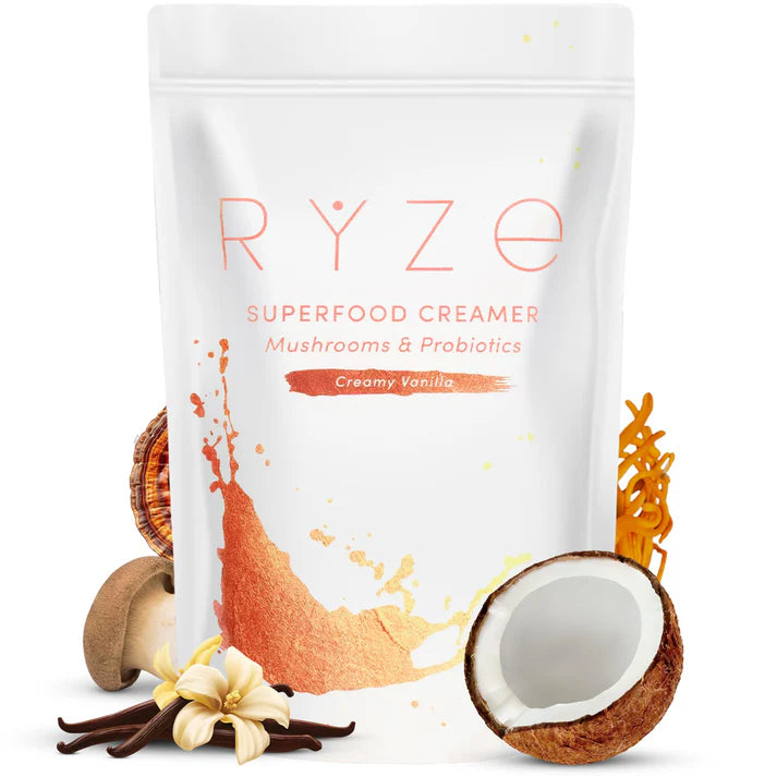 Ryze Superfoods Probiotic Coffee Creamer – Vanilla Latte