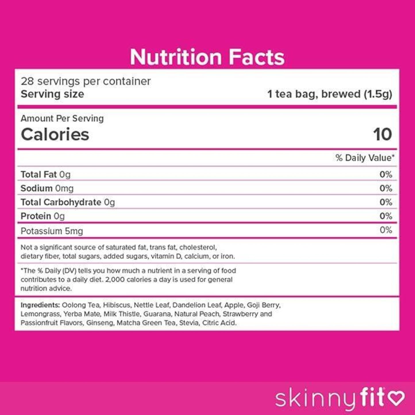SkinnyFit Detox Tea