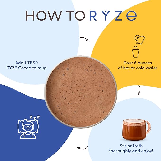 Ryze Mushroom Hot Cocoa – Deep Sleep Blend
