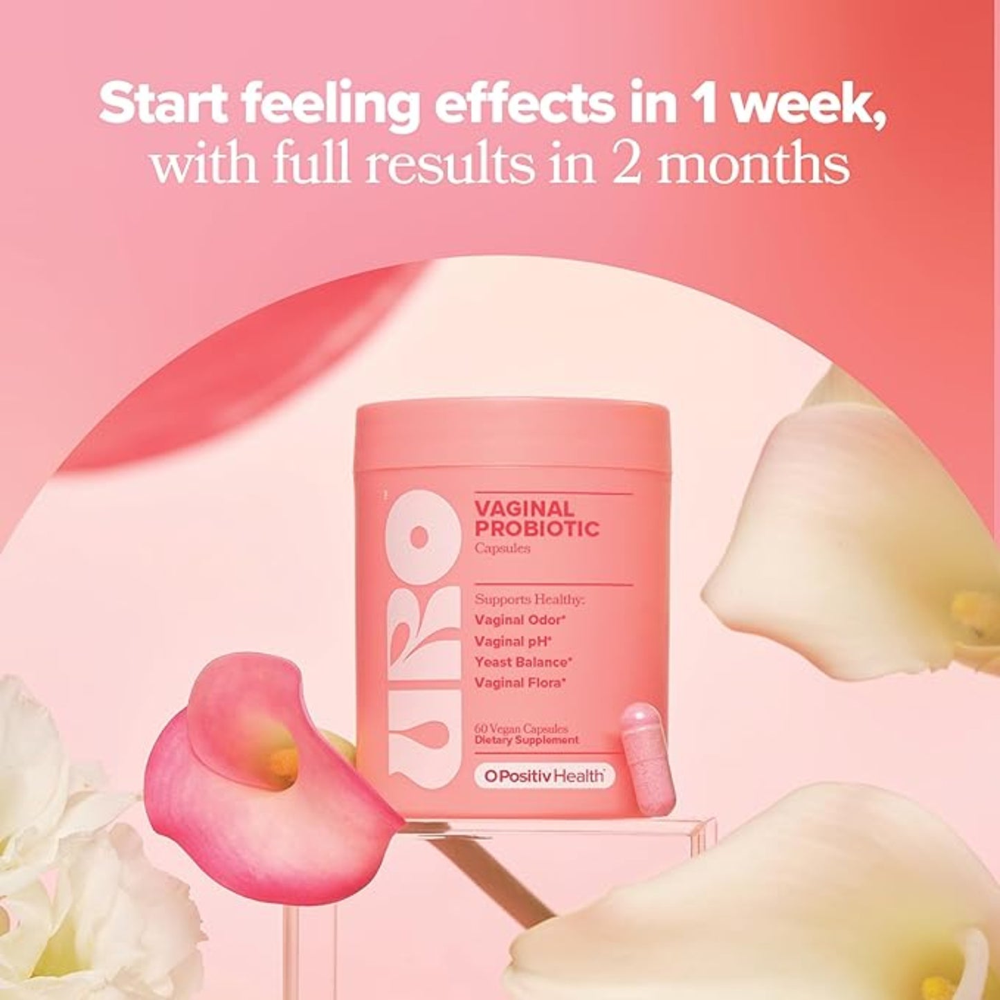 O Positiv URO Vaginal Probiotics for Women – pH Balance