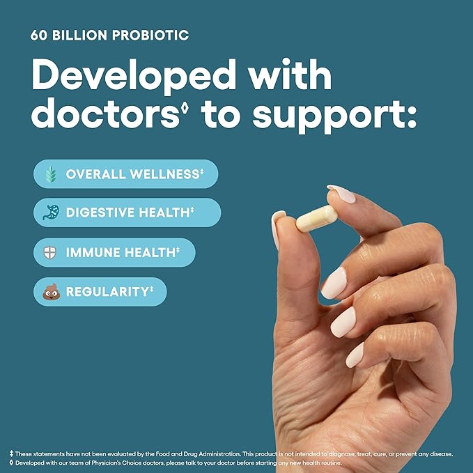 Physician’s Choice Probiotics – 60 Billion CFU