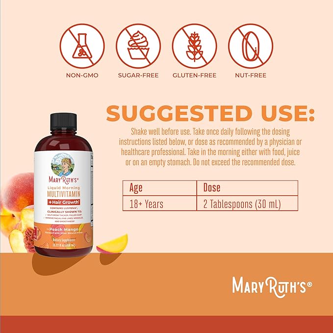 MaryRuth’s Liquid Multivitamin + Hair Growth