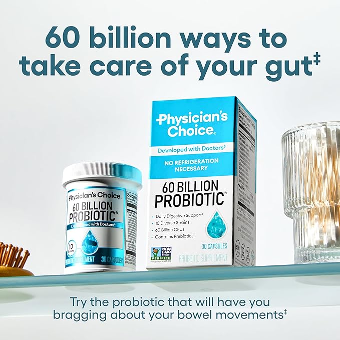 Physician’s Choice Probiotics – 60 Billion CFU
