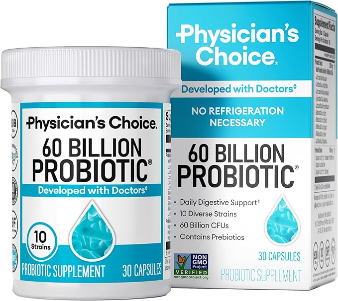 Physician’s Choice Probiotics – 60 Billion CFU