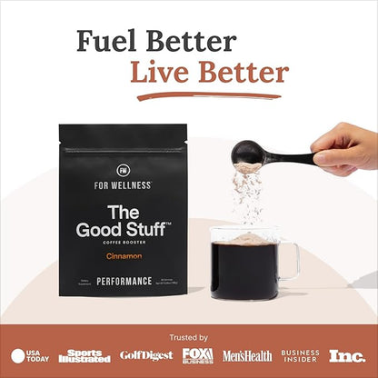 For Wellness – The Good Stuff Performance Coffee Supplement- Cinnamon
