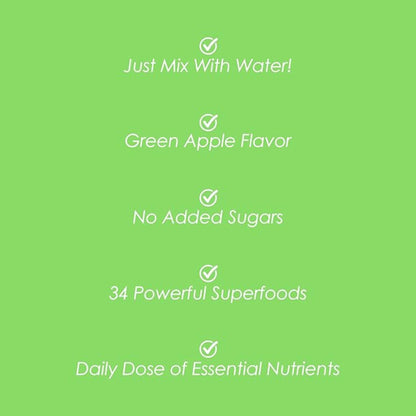 Skinny Greens™ Green Apple – Green Juice Superfood Powder
