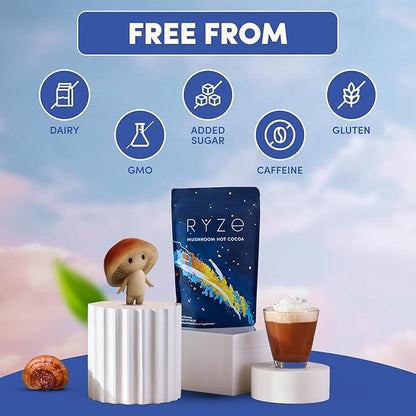 Ryze Mushroom Hot Cocoa – Deep Sleep Blend