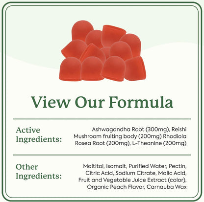 Plant People WonderCalm Mushroom Gummies – Summer Peach Flavor