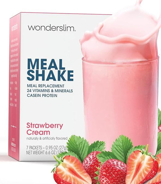 WonderSlim Meal Replacement Shake – Strawberry Cream