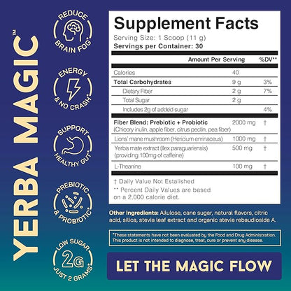 Yerba Magic 3-in-1 Yerba Mate Instant Tea – Peach Mango