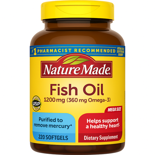 Nature Made Fish Oil - 220 Softgels
